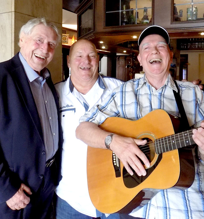 Anlässlich eines Autritts mit Ludwig Sebus in der Posthalterei in Euskirchen am 27.9.2018