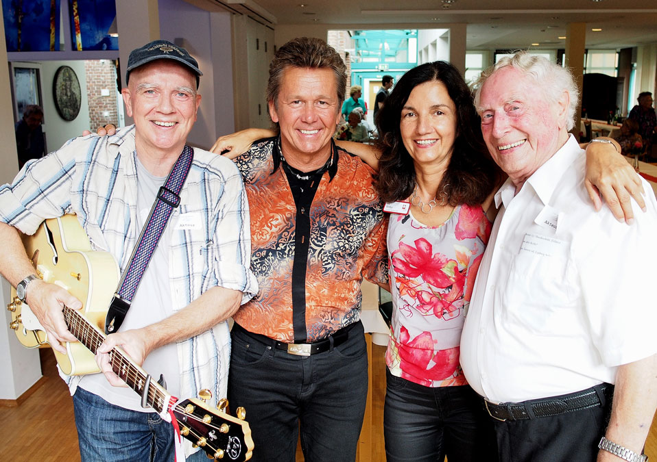 Der Kölnbarde nach einem Auftritt beim Sommerfest in St. Maternus, Rodenkirchen