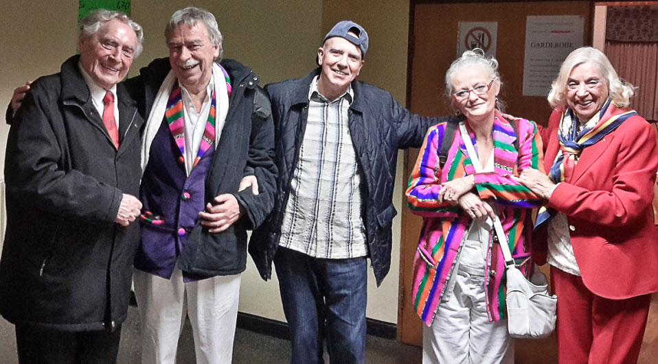 Der Kölnbarde nach dem, vom Kölnbarden moderierten Liederabend des Heimatvereins Alt Köln 2014.